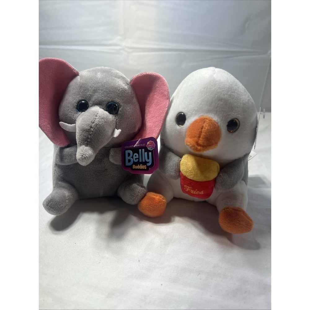 2 Belly Buddies Elephant And Seagull